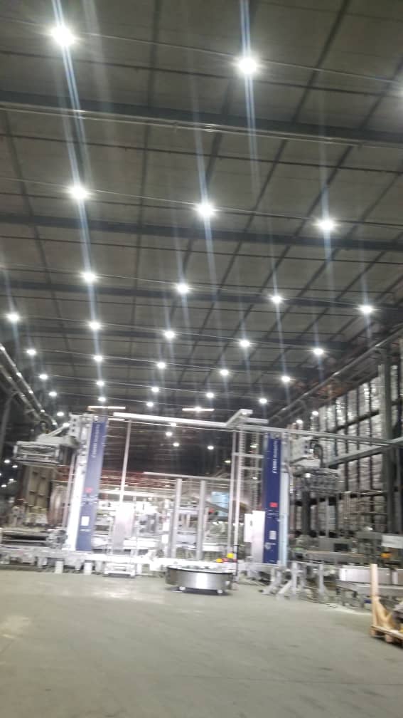 LED high bay warehouse lighting