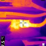 Thermography Image of a cable
