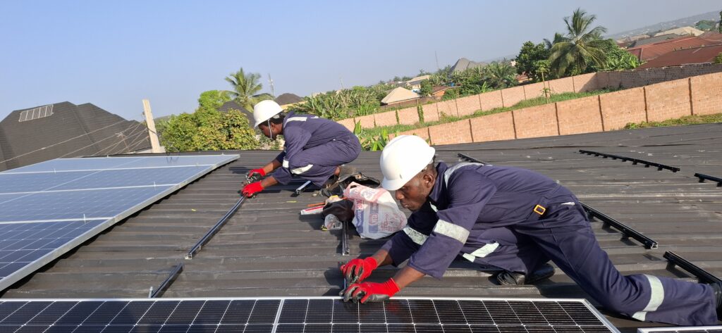 Corustar solar panel Installation